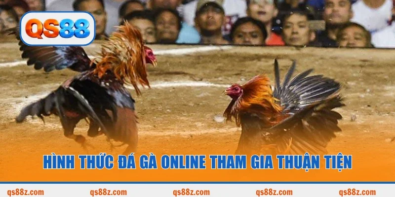 Hình thức đá gà online tham gia thuận tiện