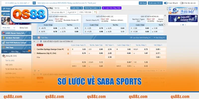 Sơ lược về Saba Sports