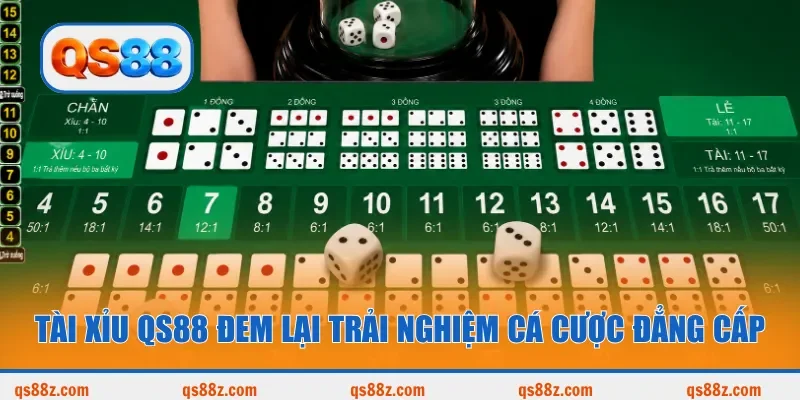 Tài Xỉu QS88 đem lại trải nghiệm cá cược đẳng cấp